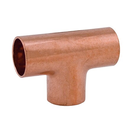 1-1/4 In. X 3/4 In. X 1 In. Wrot/ACR Solder Joint Copper Tee